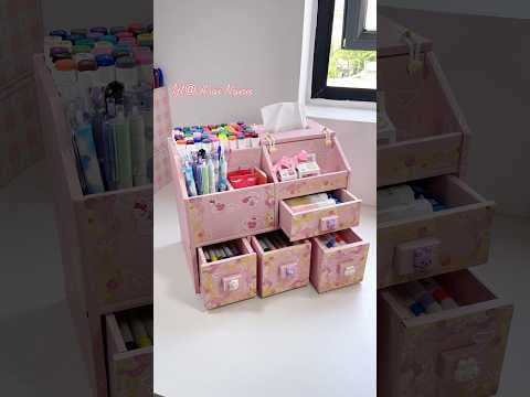 Desk Organizer #diy #craft #art #shorts #shortvideo