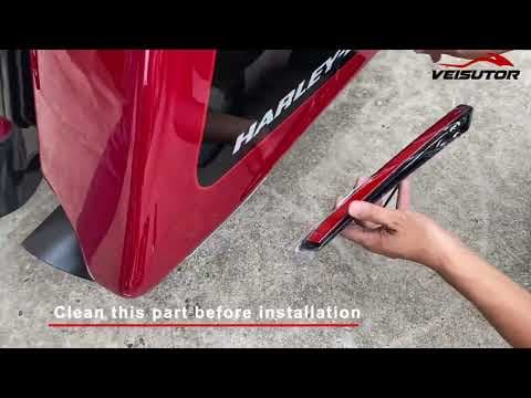 Installation of VEISUTOR Saddlebag Side Marker LED Lights for Harley Touring Road King