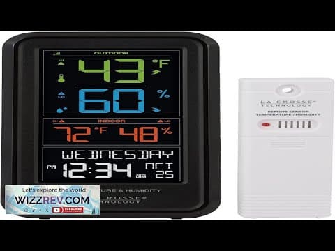 La Crosse Technology Advanced Indoor/Outdoor Temperature & Humidity Monitor with Custom Review