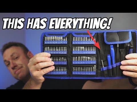 This Kaisi 136 in 1 Electronics Repair Screwdriver set has everything!