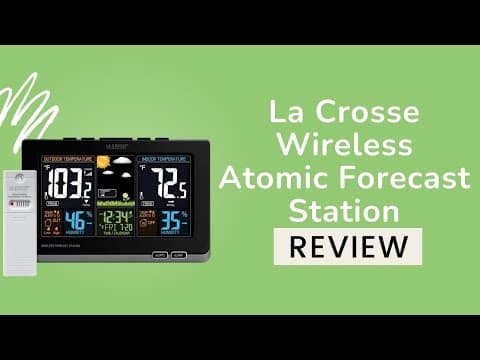 La Crosse Technology Wireless Atomic Digital Color Forecast Station with Alerts Review