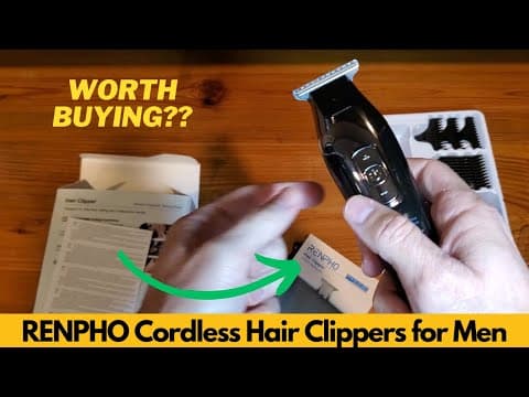 RENPHO Cordless Hair Clippers for Men, Beard Trimmer with LED Display, 4 Speed - Worth Buying?