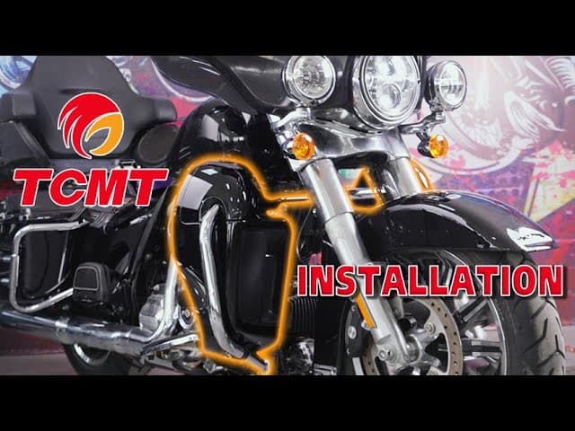 TCMT丨Install The Crash Bar & Lower Vented Fairing With Mr. Wen 🔥