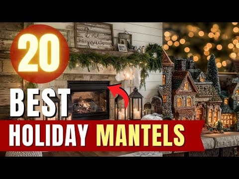 The BEST Christmas Mantel Decorations for 2025