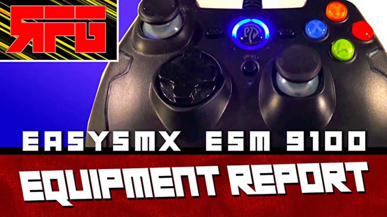 EasySMX Wired Gaming Controller,PC Game Controller Joystick with Dual-Vibration Turbo and