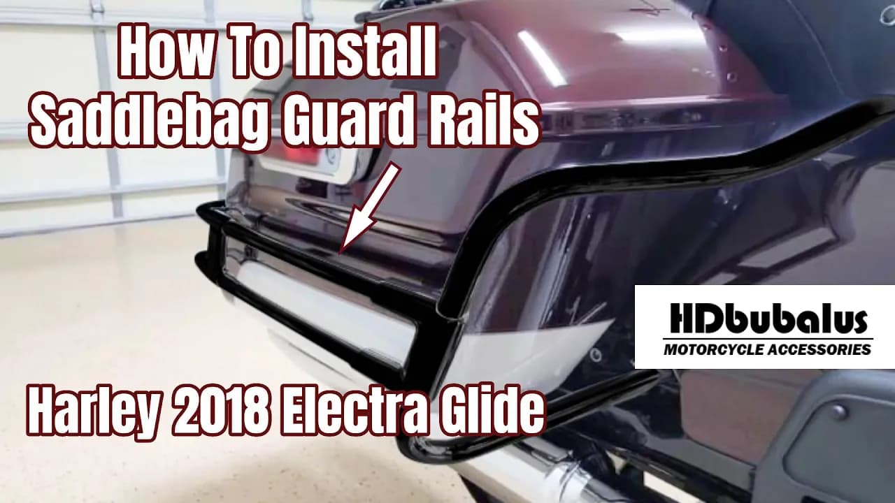 How To Install Saddlebag Guard Rails on Harley 2018 Electra Glide