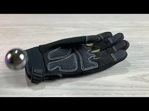 Vgo Heavy Duty Mechanic Gloves, Work Gloves, Impact Reducing, Touchscreen