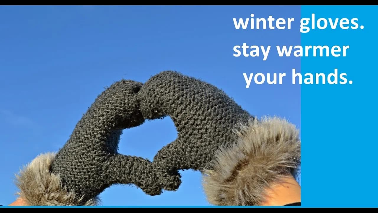 Winter Gloves with touch screen sensitivity and water resist. Stay warmer your hand.