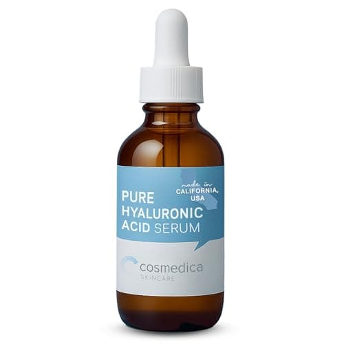Cosmedica Hyaluronic Acid Serum for Skin 100% Pure-Anti-Aging Serum - Intense Hydration + Moisture, Non-greasy, Paraben-free Hyaluronic Acid for Your Face (Pro Formula) 2oz