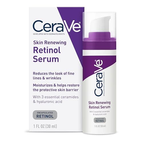 CeraVe Retinol Serum for Face with Niacinamide & Hyaluronic Acid, 1oz