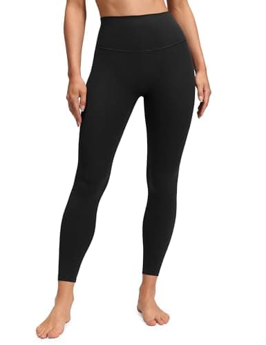 CRZ YOGA No Front Seam Leggings 25" Black Medium