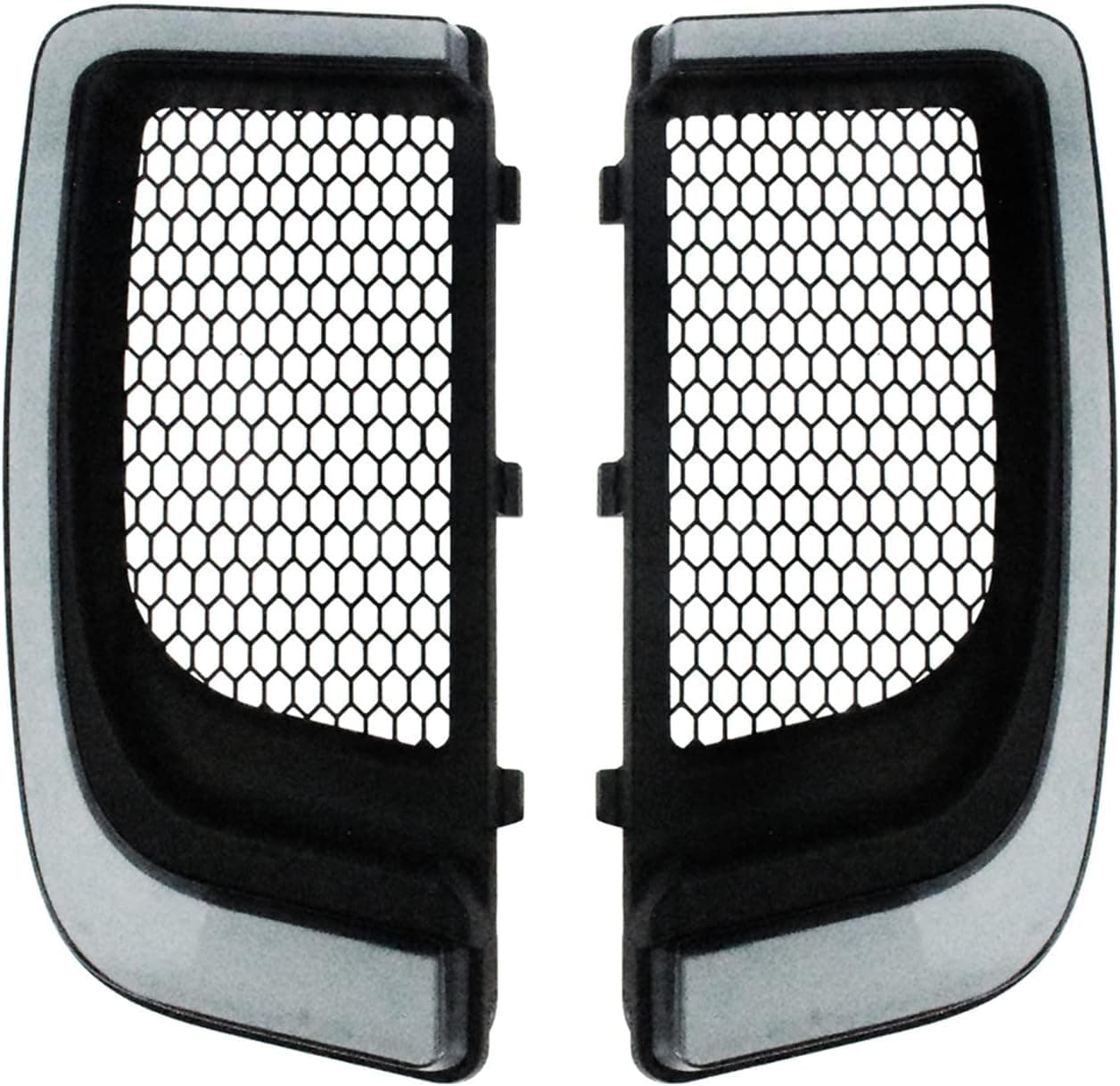HDBUBALUS Engine Guard Lowers Grills Leg Fairing LED Turn Signal Light Running Light Compatible with Harley Touring Street Glide Road Glide Electra Glide FLHTK FLTRU 2014-2023